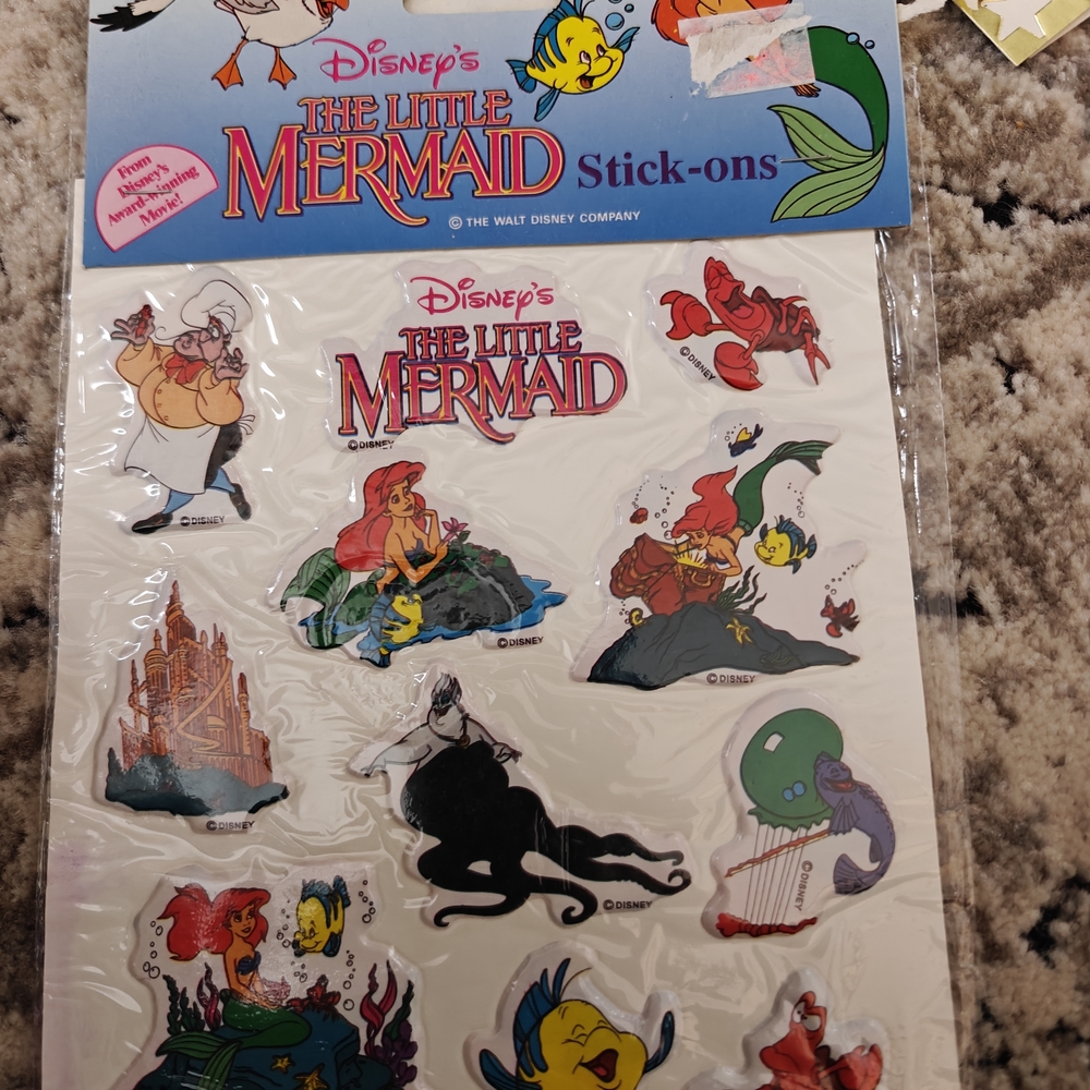 Disney The Little Mermaid Colorful Stickers